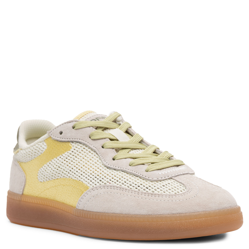 Hoff Sneakersy Damskie Mesh Sneakersy na Płaskiej Podeszwie 2,5 cm Beżowo-Żółte 12519015