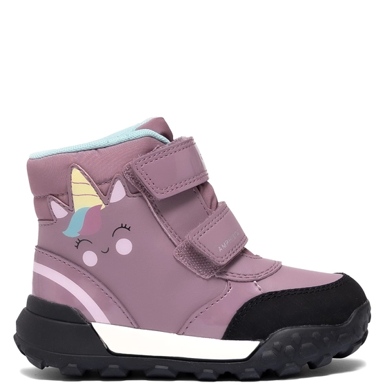 Geox Botki Dziewczęce Dark Purple