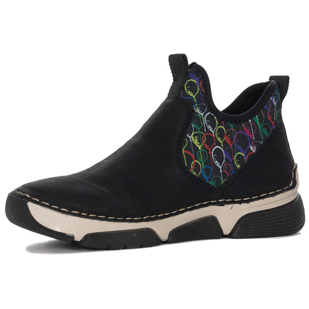 Rieker 45957-00 Black Low Shoes
