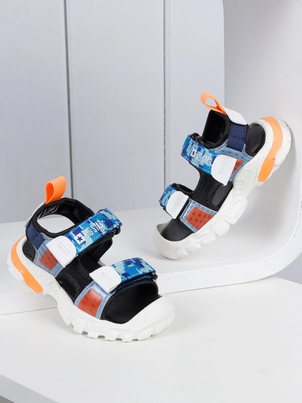 Big Star Children's sandals with Velcro Blue