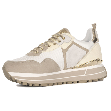 Liu Jo Sneakersy Damskie Na Platformie Beżowe Zółte