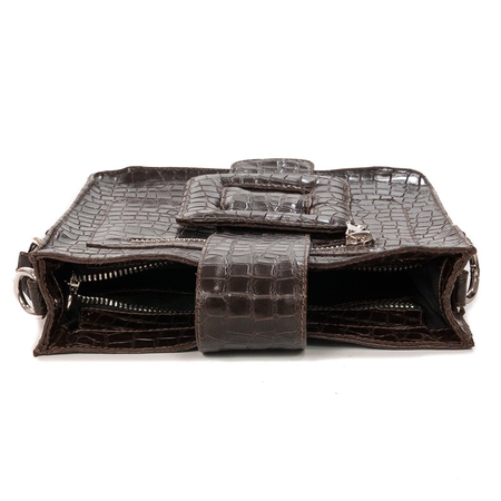Torba Pilat Croco T06 Brązowa