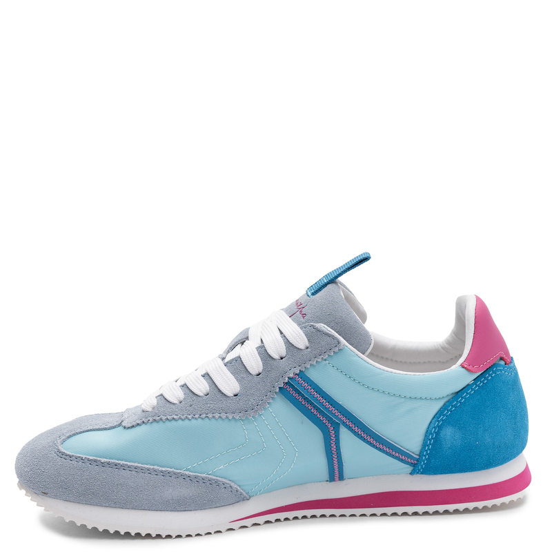 Maciejka Leather Colorful Suede Sneakers Blue M7355-06/00-7