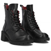 Filippo Black Leather Women's Boots