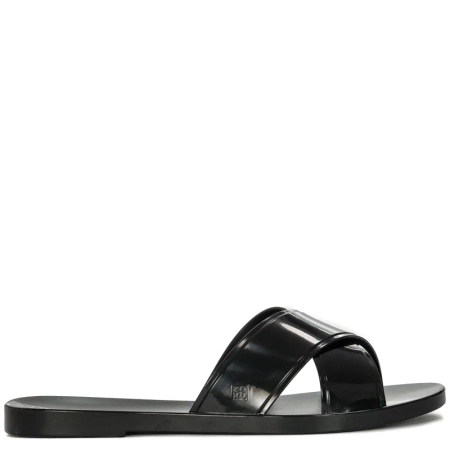 Zaxy Klapki damskie Unica Slide AD Black Czarne