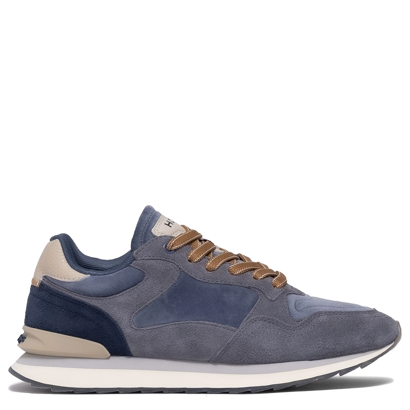 Hoff Sneakersy Skórzane Welurowe Półbuty Niebiesko-Szare HOFF22502003CITY