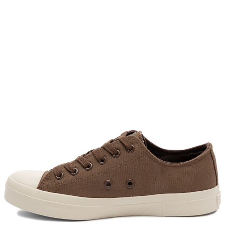 Big Star Materiałowe Trampki na Platformie Brązowe TT274123-BROWN