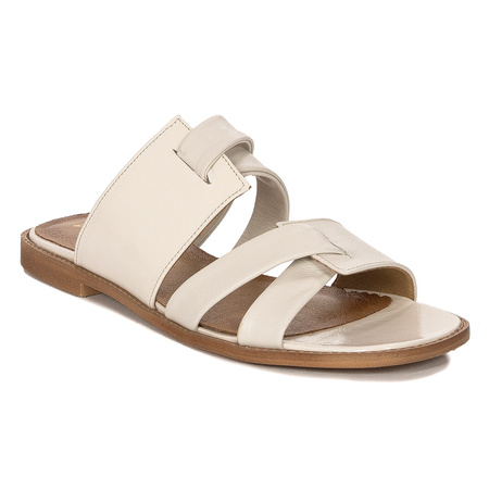 Maciejka Light Beige Women's Slides
