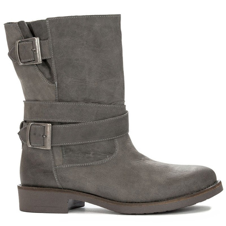 Maciejka Gray Knee-high Boots