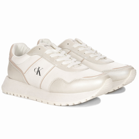 Calvin Klein Jeans Women's Platform Sneakers White