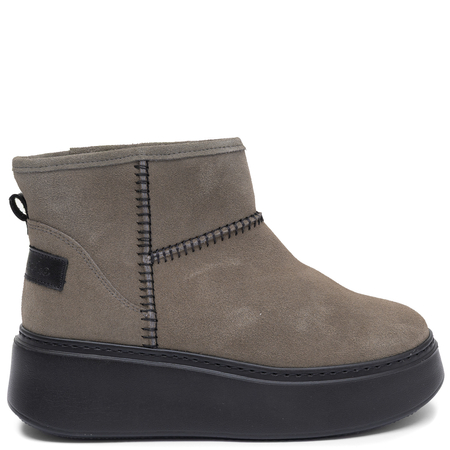 Maciejka Suede Warm Platform Ankle Boots Grey 6257W-03/00-4