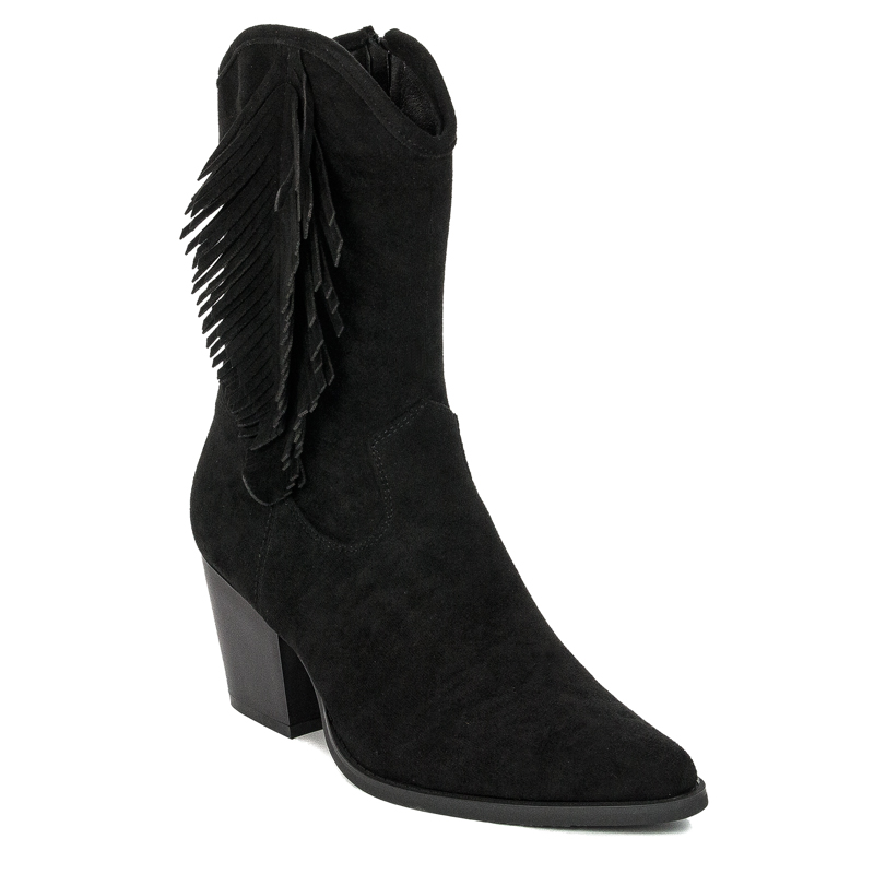 S.Barski Women's black insulated boots
