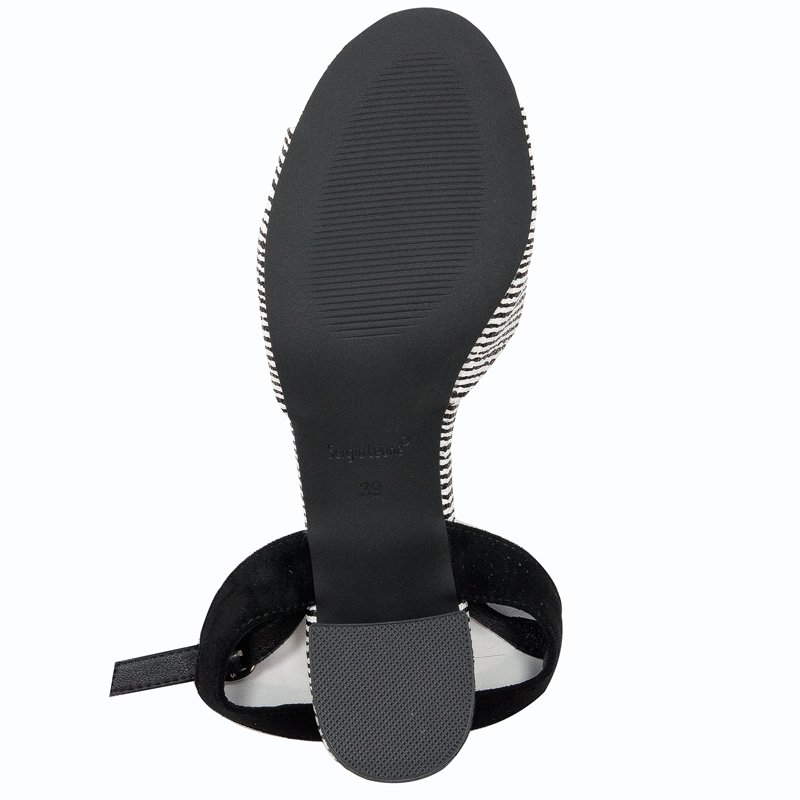 Sergio Leone SK827 Black Mix Sandals