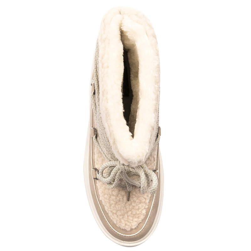 Filippo Women's beige insulated snow boots