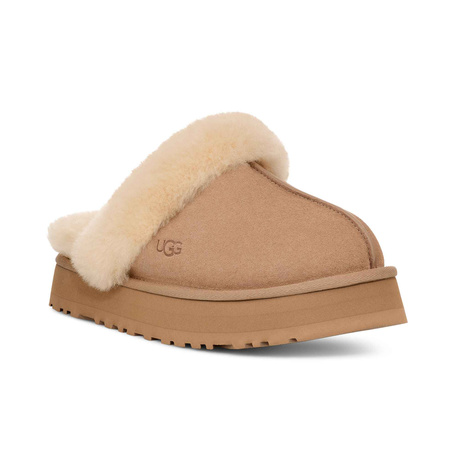 UGG Kapcie Damskie Na Platformie Disquette Sand