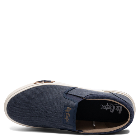 Lee Cooper Półbuty Męskie Granatowe na Gumowej Podeszwie LCW-26-02-4088MC
