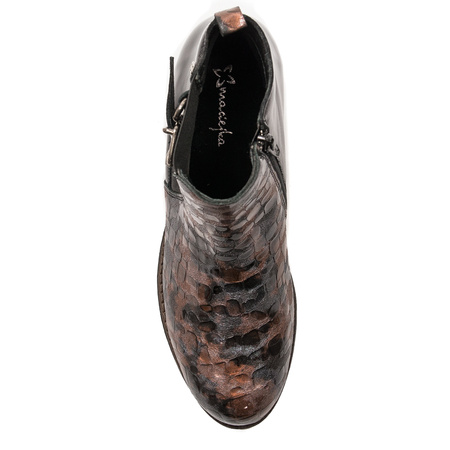 Maciejka Black + Brown Women's Boots