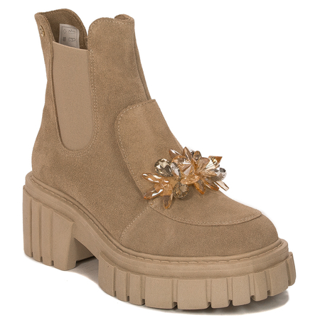 Maciejka Beige Corda Women's Boots