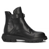 Filippo Black Leather Women's Boots