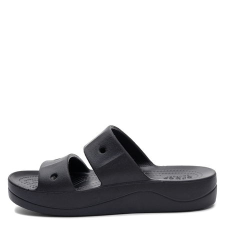 Crocs Classic Klapki Damskie Na Platformie Czarne 208188-001