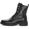 Marco Tozzi Black and Gold Leather Boots
