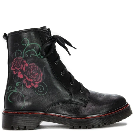Maciejka 1609B-01/00-6 Black Lace-up Boots