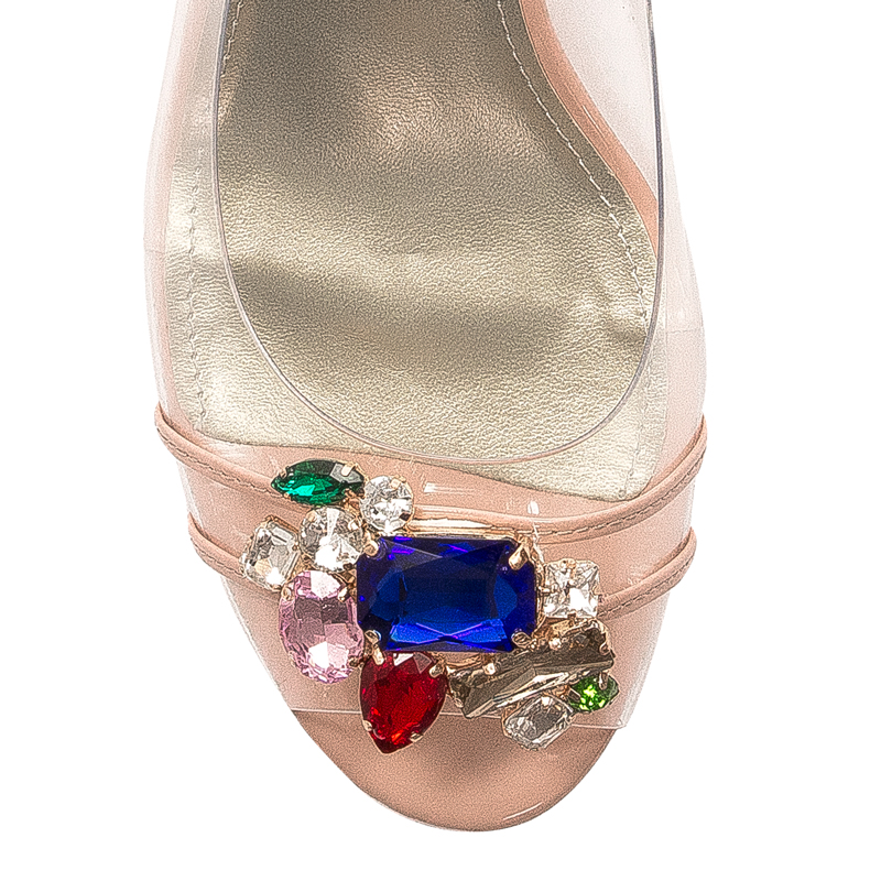 Sca'viola Women's Sandals On A High Heel Nude
