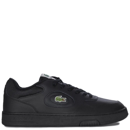 Lacoste Sneakersy skórzane męskie Lineset 223 1 SMA BLK/BLK