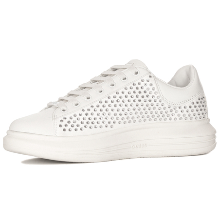 Guess Women Low Shoes White Laced