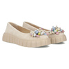 Filippo Leather Beige Low Shoes