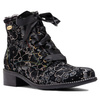 Laura Vita Women's Lace-Up Ankle Boots Acier