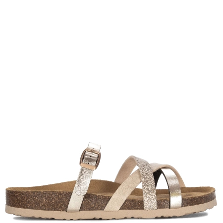 Dr. Brinkmann Women's Flip-Flops Gold