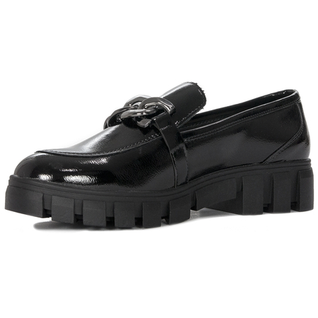 Women's loafers shoes Sergio Leone Black