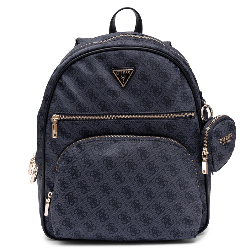 Guess Adrian Logo City Backpack Monogram Black TWNB2168350-BLACK