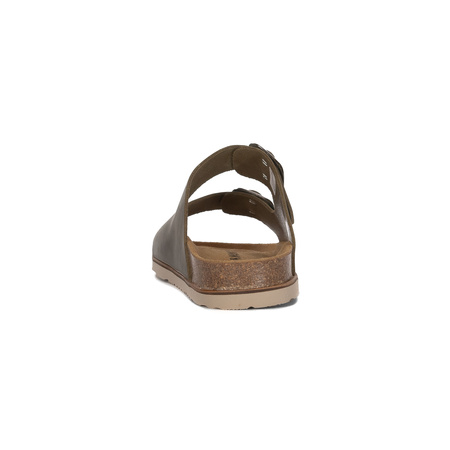 Dr. Brinkmann Women's Olive Flip Flops