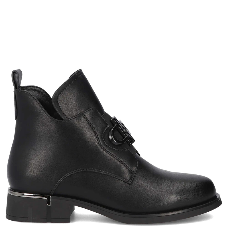 Filippo Leather Ankle Boots Black DBT7191-26-BK
