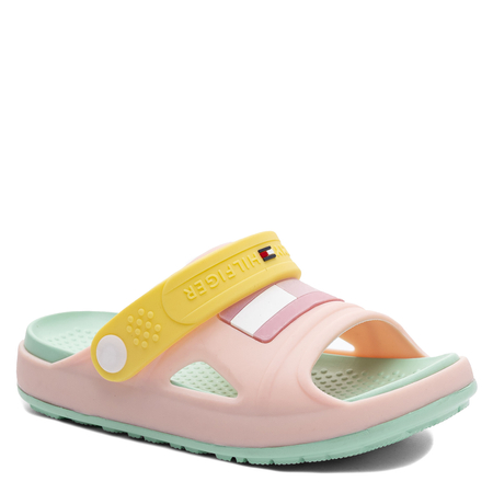 Tommy Hilfiger Kids Lightweight Comfortable Girls Clogs Pink T3AF-34319-PINK