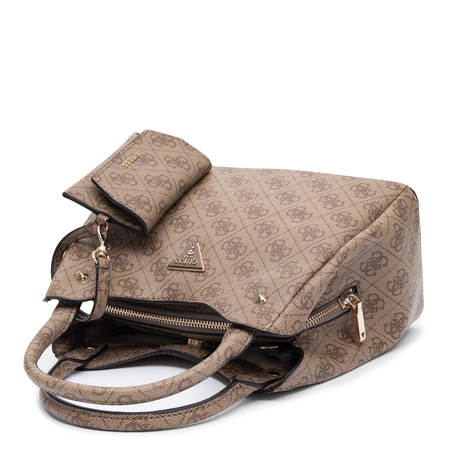 Guess Torebka Damska Do Ręki I Na Ramię Elegancka Beżowy SG248422-LATTE LOGO