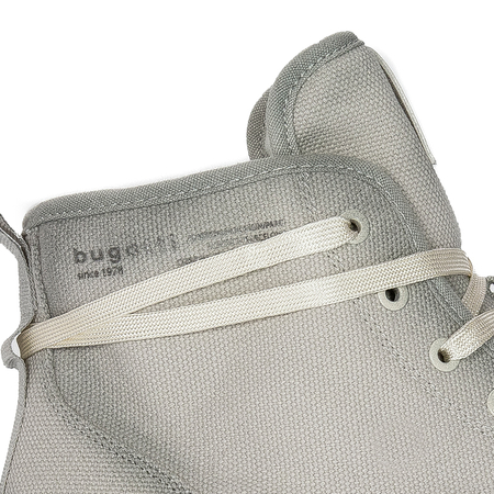 Bugatti Botki damskie na platformie Light Grey Szare