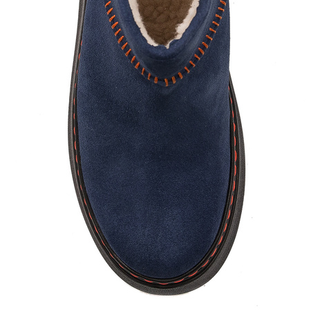 Maciejka 06257-17/00-4 Navy Snow Boots