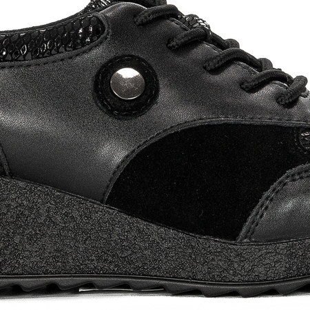 Sokolski GS J21-156 Black Flat Shoes
