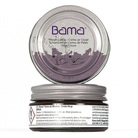 Bama Shoe Cream 50 ml Średni Brąz