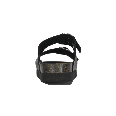 Dr. Brinkmann Comfortable Buckled Slides for Women Black 700560-01BO