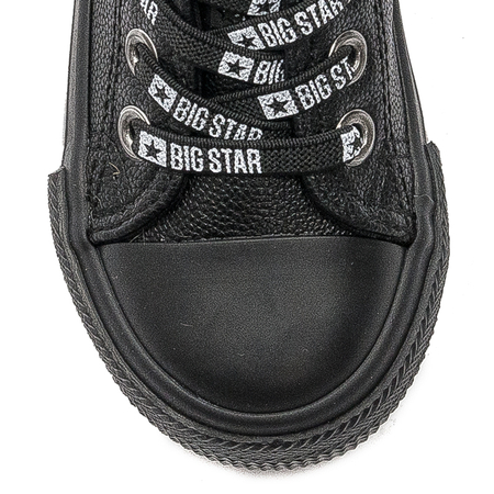 Big Star Trampki dziecięce chłopięce wsuwane Black czarne