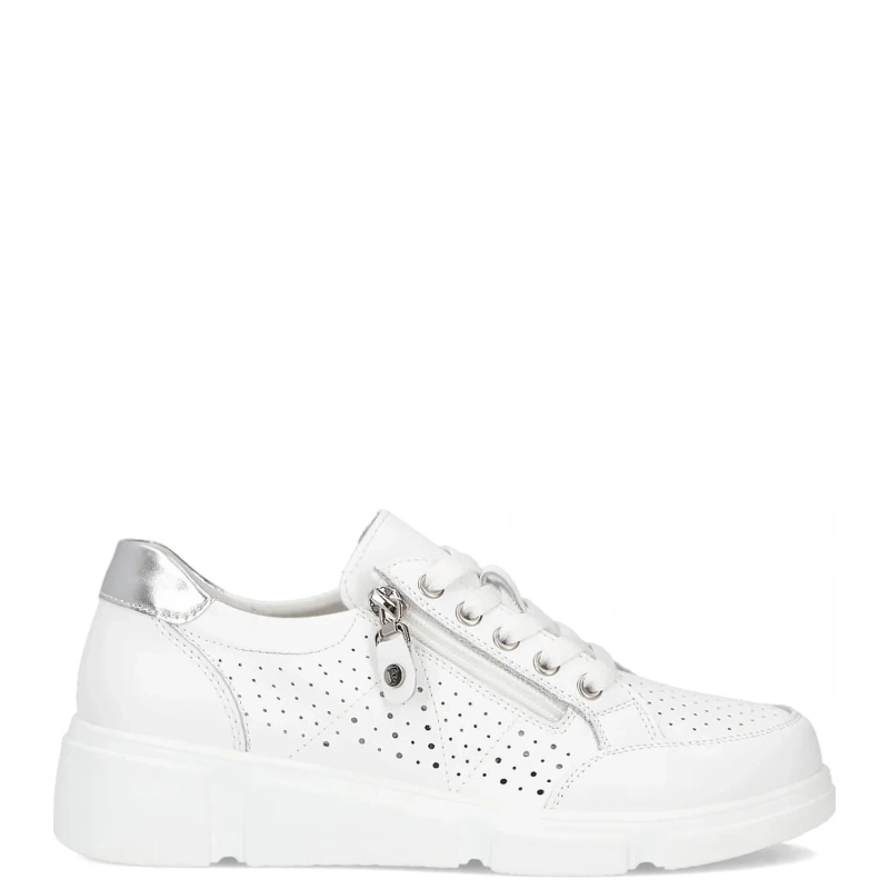 Filippo Sneakersy Damskie Skórzane Białe