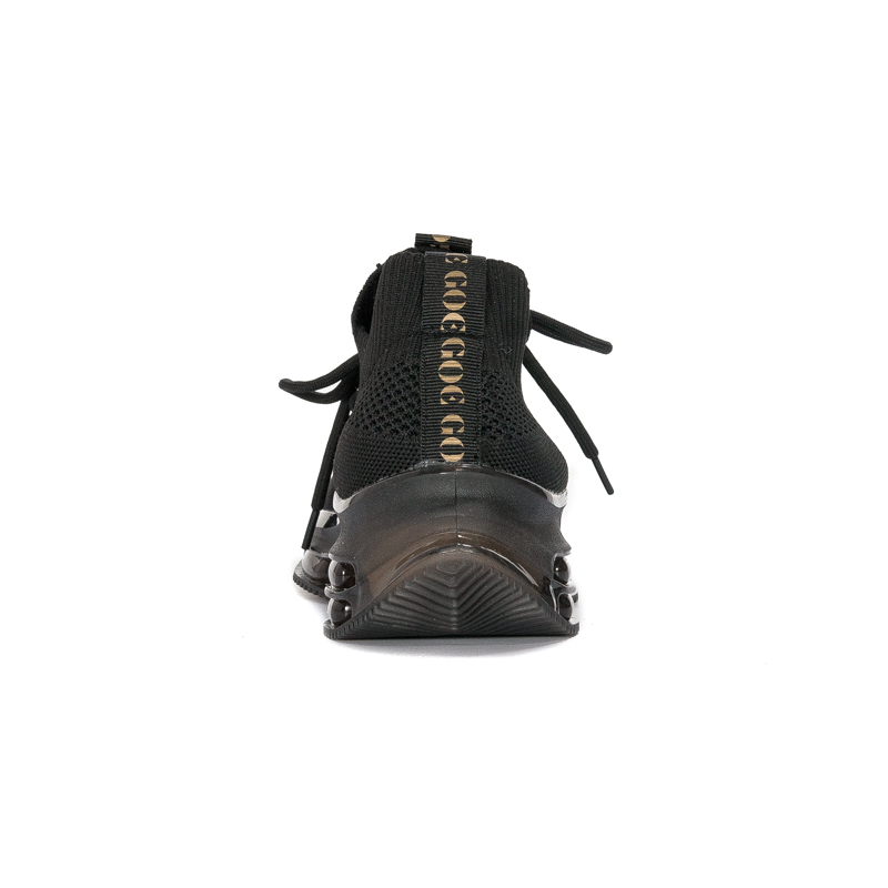 GOE Sneakersy buty damskie Black Czarne