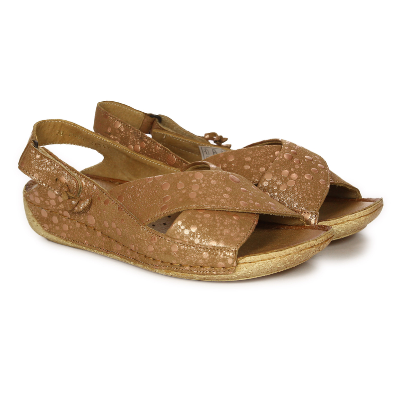 Maciejka Women's Leather Copper Sandals