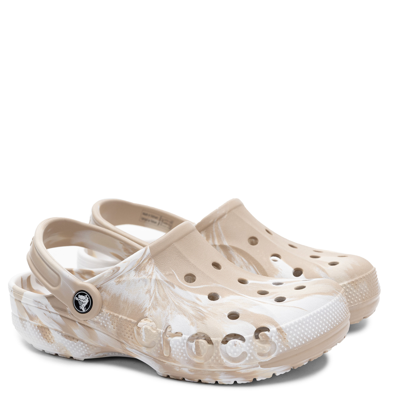 Crocs Classic Marbled Clog Klapki Damskie Wzorzyste Beżowe 206935-2ZM