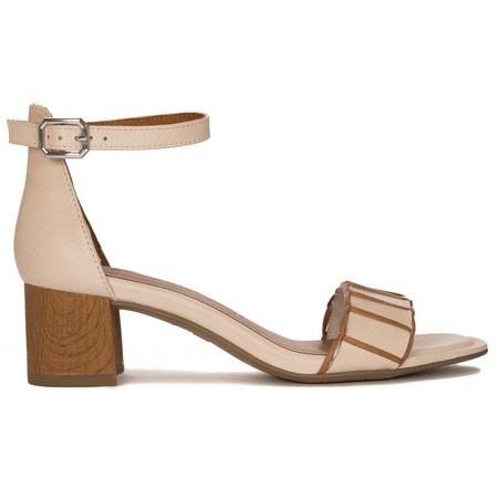 Tamaris Ivory/Muscat Sandals