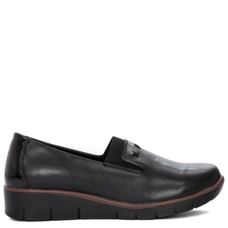 Filippo DP3160-22 BK Black Flat Shoes